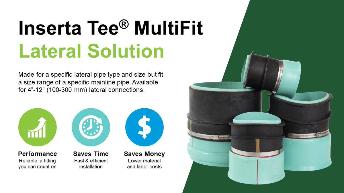 Upgrade your fittings game with InsertaTee Multifits and experience the difference. 💧  Get all the details here: adspipe.com/water-manageme… 

#InsertaTee #StormwaterManagement #OurReasonisWater