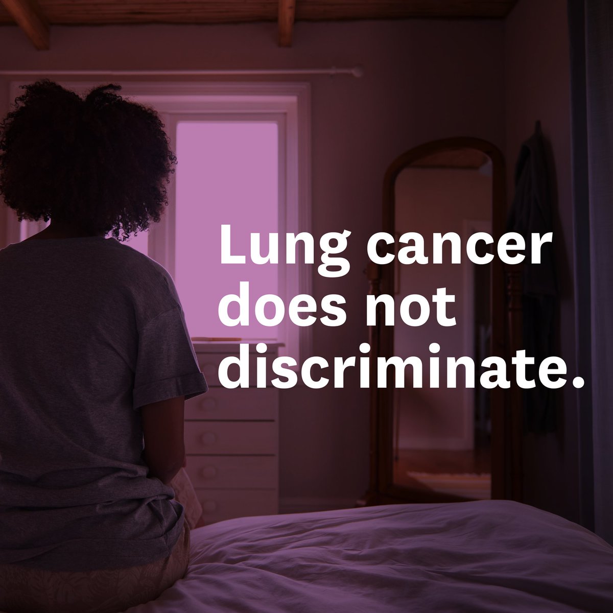People who have lung cancer may also suffer from the stigma of being blamed for their disease. No one deserves to be sick. Share this post to spread awareness.