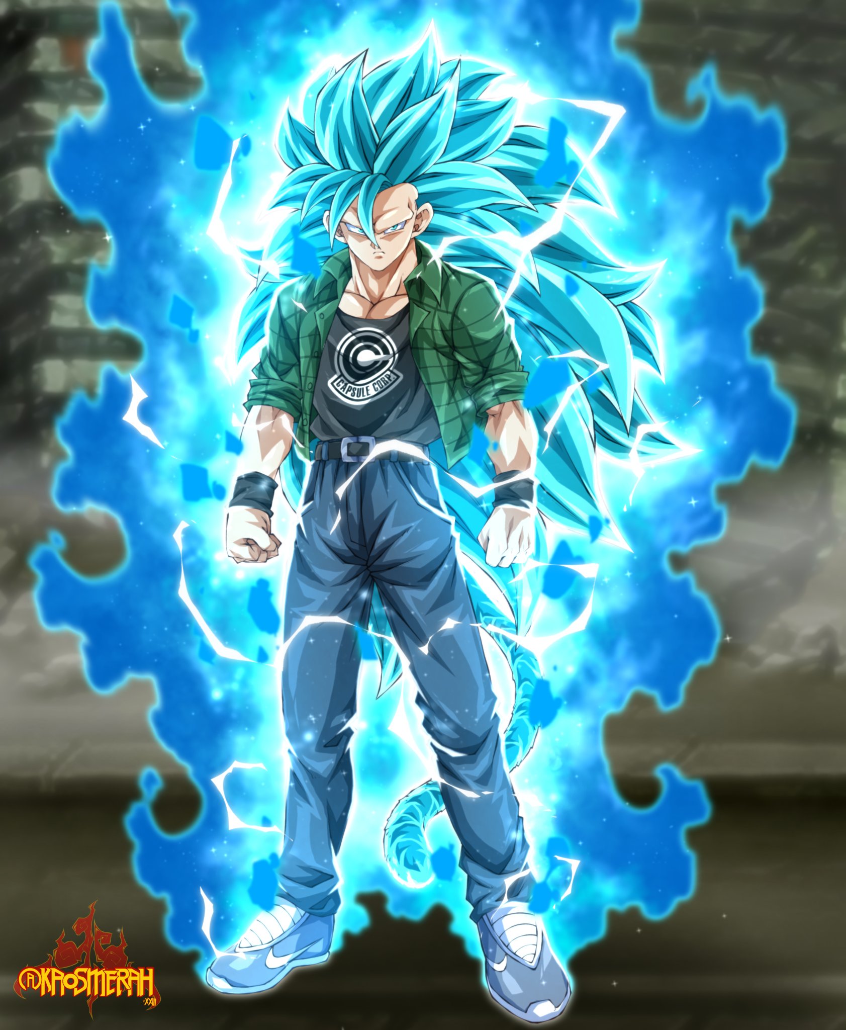 Goku Super Saiyan Blue — Created by me @the.artful.ai