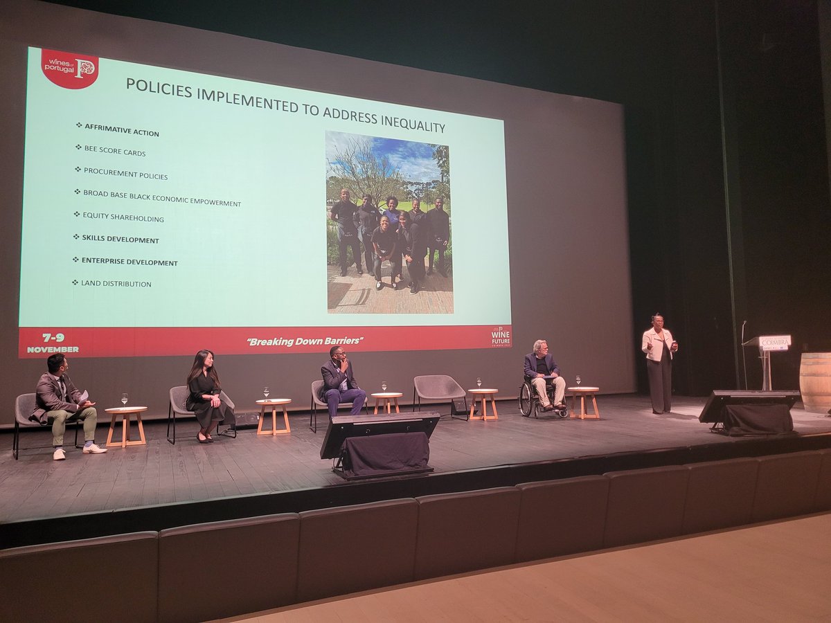 Siobhan Turner MW (@siobhanturner23) on Twitter photo <a href="/Ntsiki_Biyela/">Ntsiki Biyela</a> speaking about the importance but also the limitations of affirmative action, and the requirement both figuratively and literally to learn another language. #WineFuture2023 <a href="/Ntsiki_Biyela/">Ntsiki Biyela</a> speaking about the importance but also the limitations of affirmative action, and the requirement both figuratively and literally to learn another language. #WineFuture2023