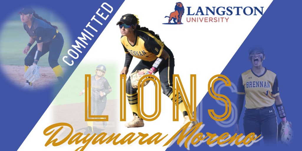softballbrennan's tweet image. It’s National signing day!! 

Congratulations to Day Moreno on her commitment to continue her softball and academic career at Langston University! We are so proud of you, Day!! 💪🏽🥎🐻🌻#GoLions 
#LUSB