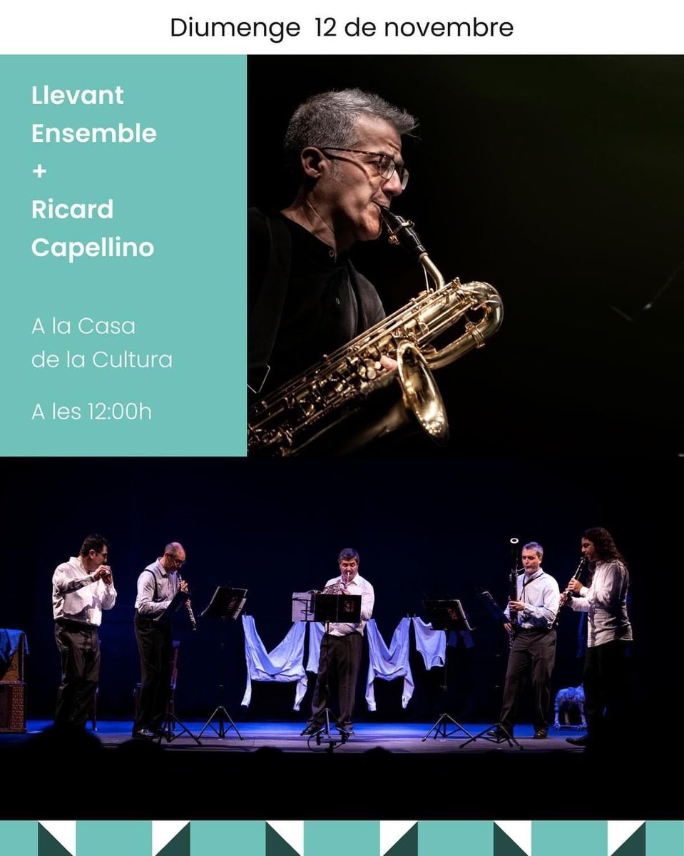 El  diumenge serà tot un honor poder tocar a Potries, poble referent  cultural a la Safor, i fer-ho amb els meus germans musicals i amb "the  one and only" Ricard Capellino.
Repertori, com diuen a Benifairó, de la pata del matxo.