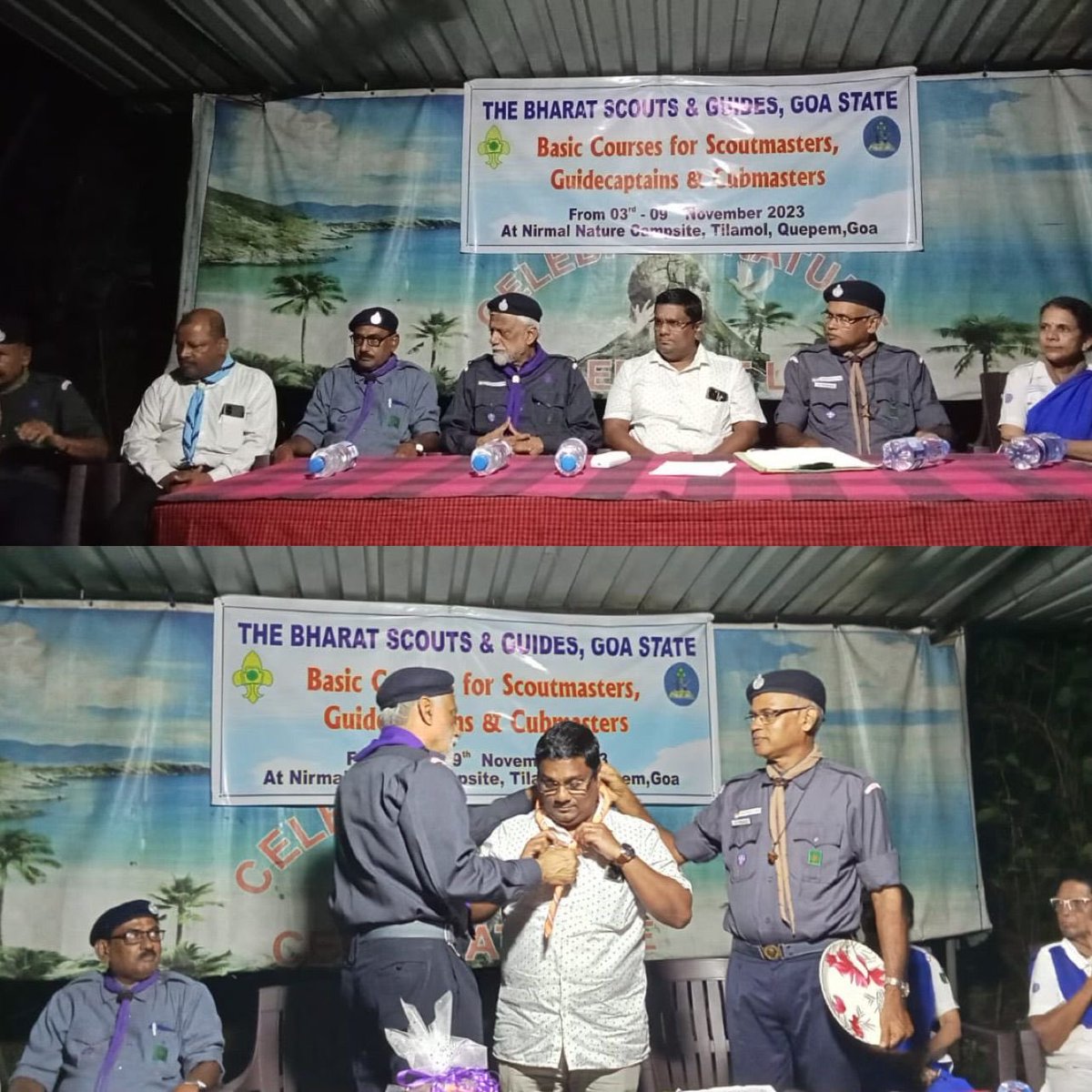 Honored to be felicitated by The Goa-Bharat Scouts & Guides, during the Basic Course for Scoutmasters, Guidecaptains & Cubmasters. Scouts & Guides a voluntary movement with its motto ‘Be Prepared' for the service of mankind and protection of nature. #AamAadmiParty