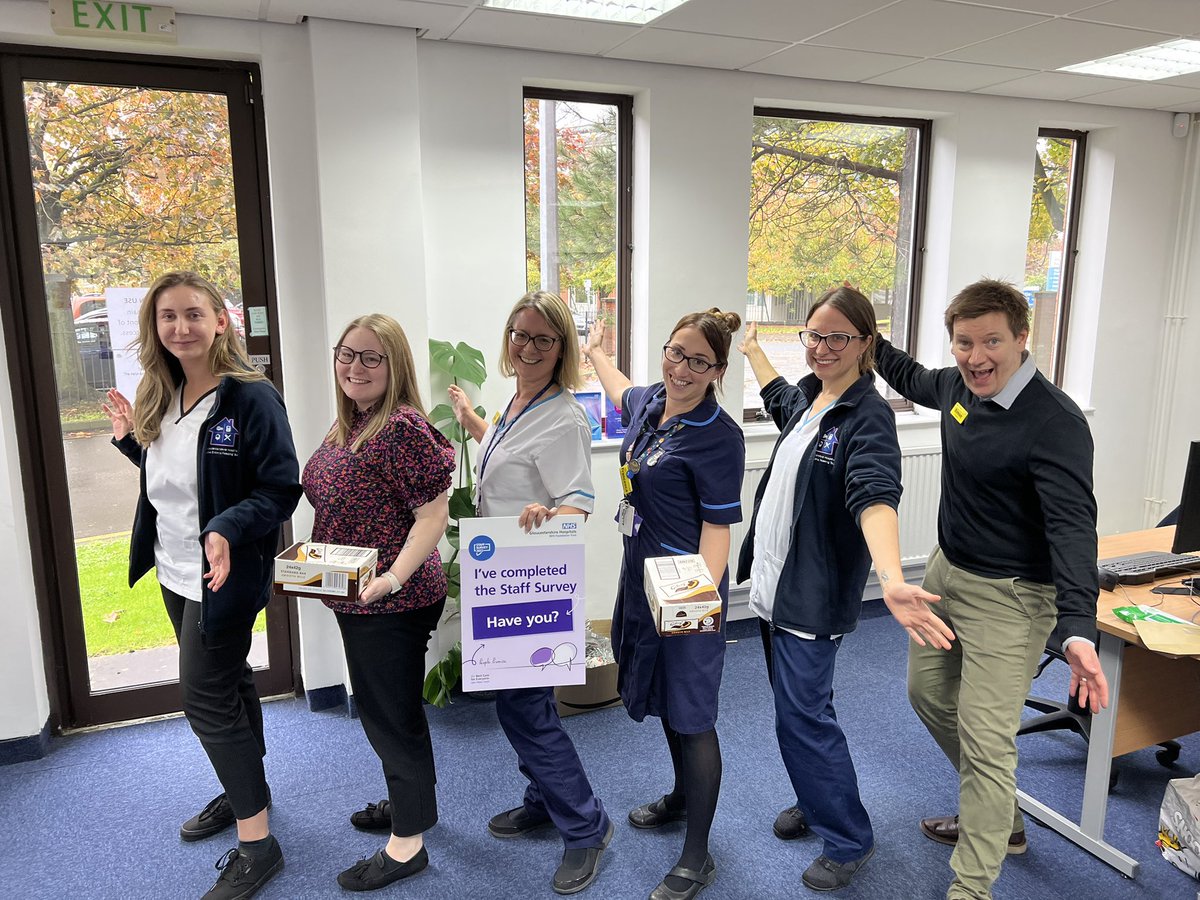 Thank you to all our lovely AHP Staff across GRH <a href="/gloshospitals/">Gloucestershire Hospitals NHS Foundation Trust</a> for completing their NHS Staff Survey ⭐️🥳