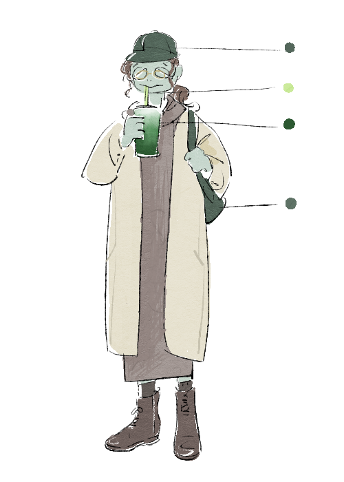 「」|浮根のイラスト