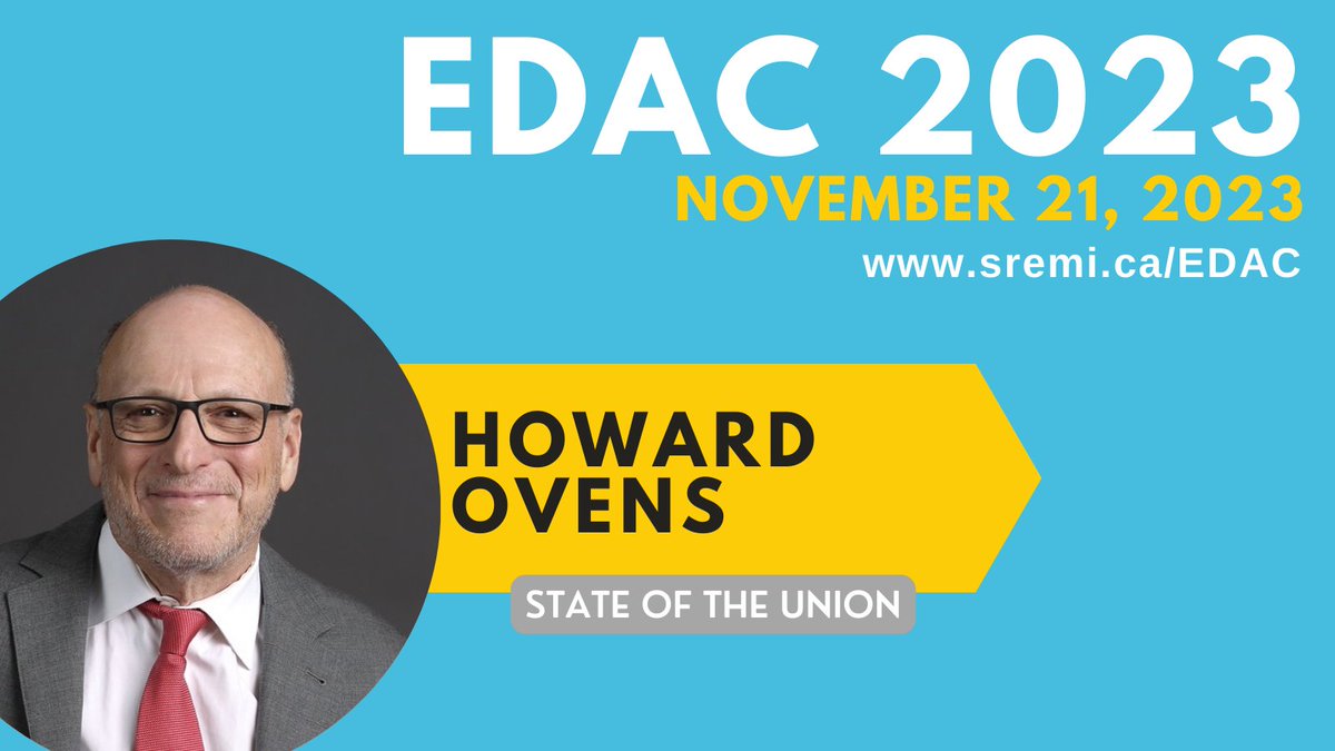 Why am I smiling when emergency services are struggling?? Join us at EDAC on Nov. 21st to hear why I feel now, for us in EDs it is the BEST of times and the worst of times....(apologies to Charles Dickens)...more info and register @ sremi.ca/EDAC @SREMI_MSH @CAEP_Docs