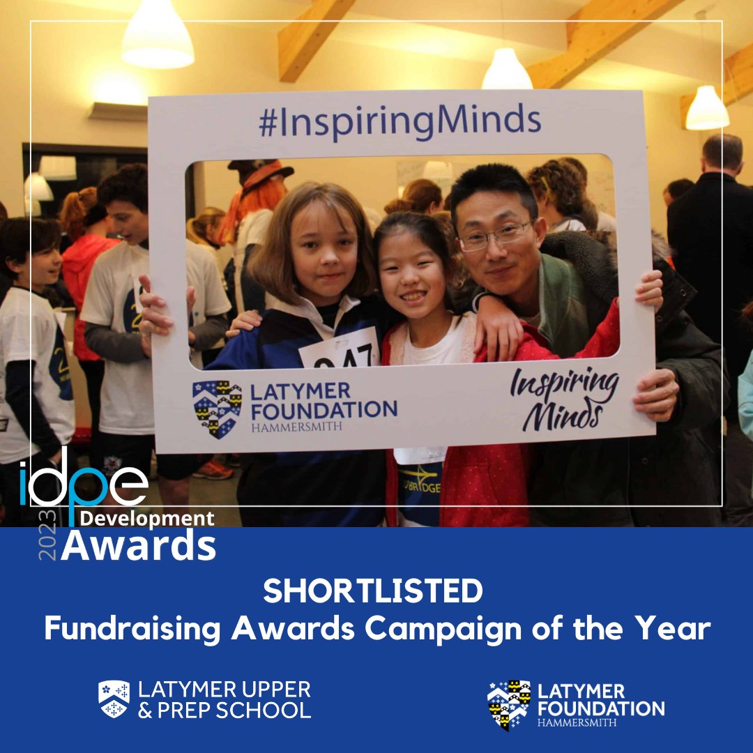 We've been shortlisted for @IDPE_Europe Development Awards 2023 in the Fundraising Campaign of the Year category. The judges were impressed by the bold and innovative work of entries this year and we're happy to have been selected as one of three finalists. #IDPEGivingWeek