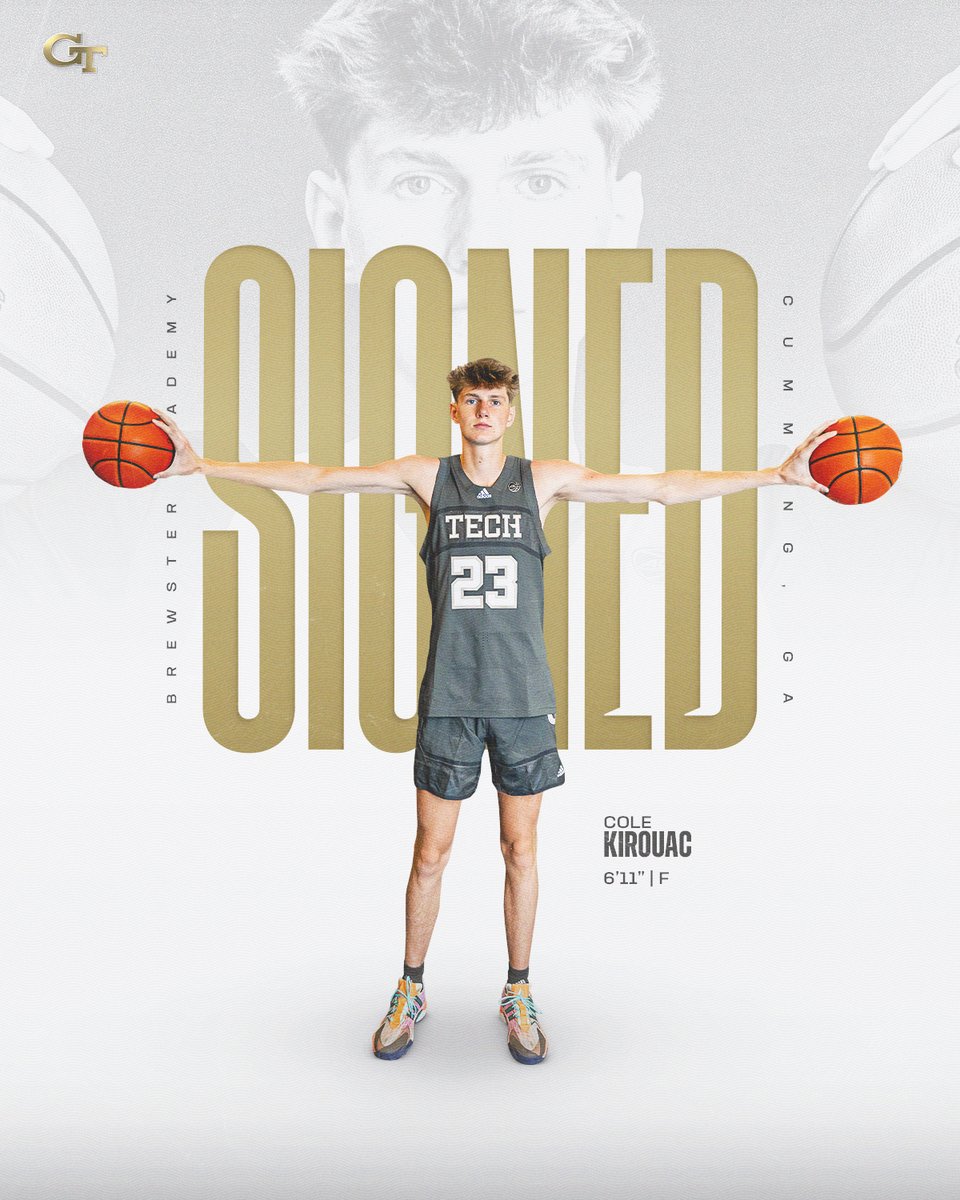 Georgia Tech Menโs Basketball (@gtmbb) on Twitter photo ๐๐๐๐๐๐ โ๏ธ
Letโs welcome <a href="/Cole_Kirouac/">Cole Kirouac</a> to the Yellow Jacket family!
#StingEm ๐ ๐๐๐๐๐๐ โ๏ธ
Letโs welcome <a href="/Cole_Kirouac/">Cole Kirouac</a> to the Yellow Jacket family!
#StingEm ๐