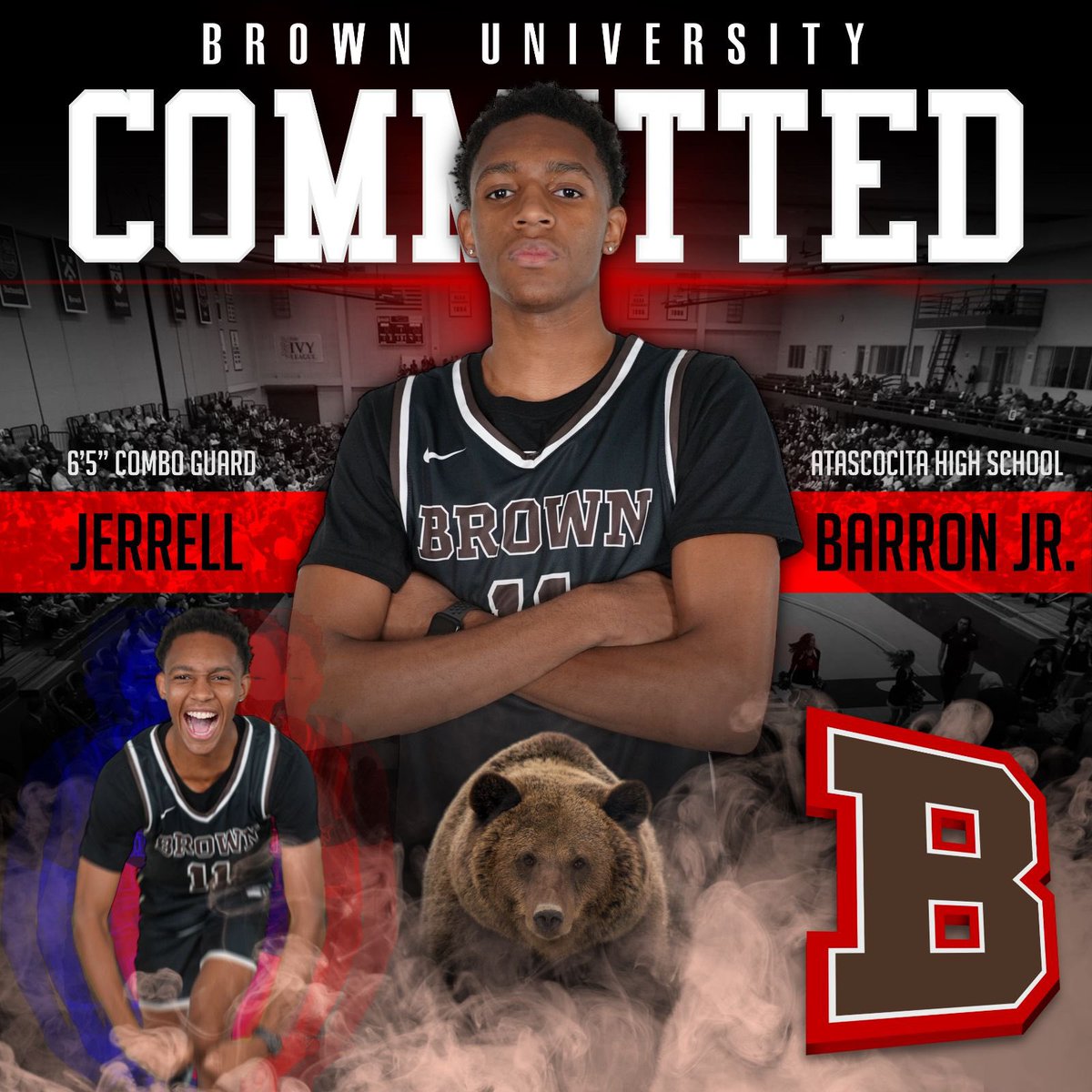 JerrellABarron's tweet image. Congratulations @jerrellbarronjr! Brown University here we come! #IVYboys #Slim
