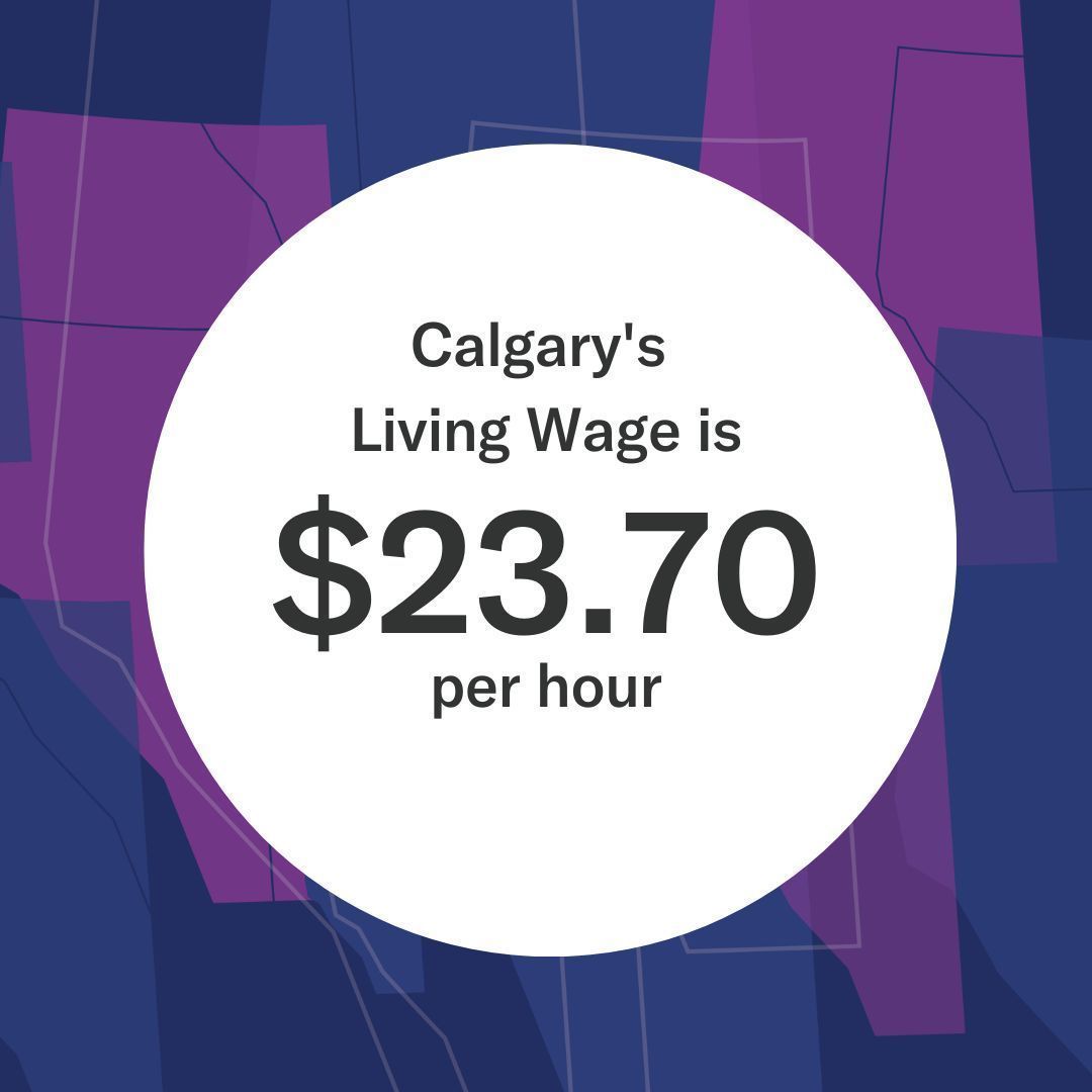The new #yyc living wage was released today!  $23.70 is what is needed just to have a modest standard of living and it’s more than $8 more than our minimum wage, which hasn’t been raised since 2018. Learn more here: enoughforall.ca/action/calgary…