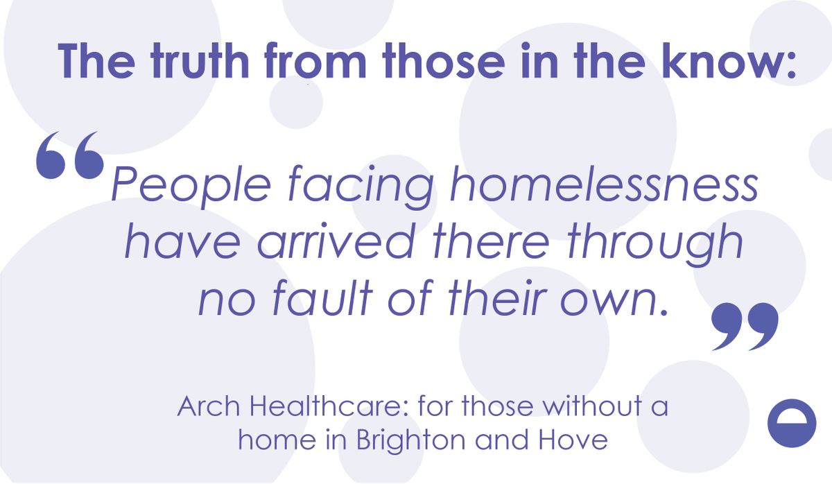 In the last 6 years at Arch, our clinicians have conducted over 75,000 consultations with patients, who have become #homeless due to trauma &amp; system failure. The impact of #homelessness on physical and mental health is catastrophic. No-one would choose this #notalifestylechoice