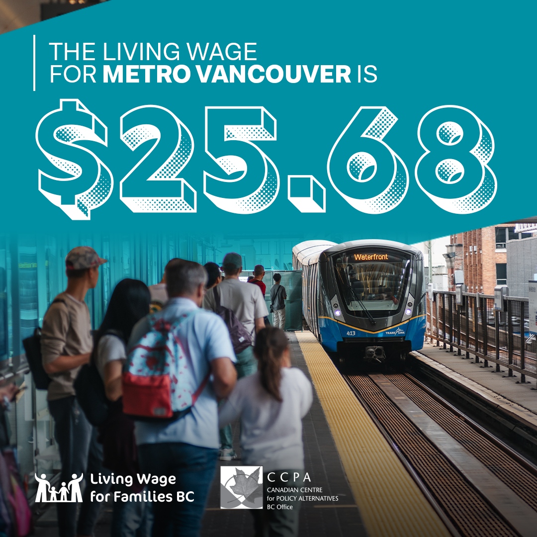 The Living Wage for Metro-Vancouver has risen to $25.68 for 2023. Calculations have shown that a family would have to spend $4,000 extra on the same basket of goods compared to last year. livingwageforfamilies.ca/livingwagecalc… #livingwage #costofliving #livingwageweek #metrovancouver