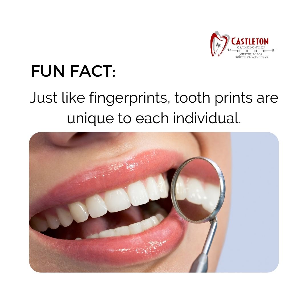 Who knew? (we did!) #dentalfact castletonortho.com