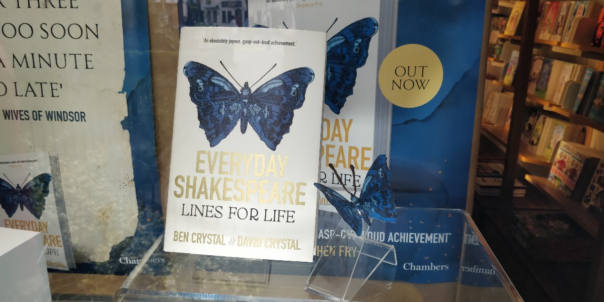 John Murray Press (@johnmurrays) on Twitter photo Look at this beautiful window display at <a href="/ShakespeareBT/">Shakespeare B Trust</a> from earlier this year for EVERYDAY SHAKESPEARE by <a href="/bencrystal/">Ben Crystal</a> and <a href="/davcr/">David Crystal</a>!🦋 #FolioDay
Grab your daily dose of the Bard now: brnw.ch/21wEgE9 Look at this beautiful window display at <a href="/ShakespeareBT/">Shakespeare B Trust</a> from earlier this year for EVERYDAY SHAKESPEARE by <a href="/bencrystal/">Ben Crystal</a> and <a href="/davcr/">David Crystal</a>!🦋 #FolioDay
Grab your daily dose of the Bard now: brnw.ch/21wEgE9