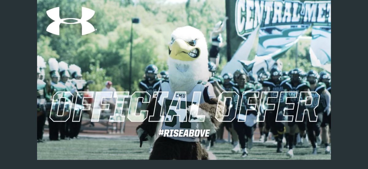 Beyond Blessed to receive my Second offer from @cmueaglesFB and @coach_lakes #AGTG @_collums @JeremyLucius @IamRyan_20 @CoachHarris2020