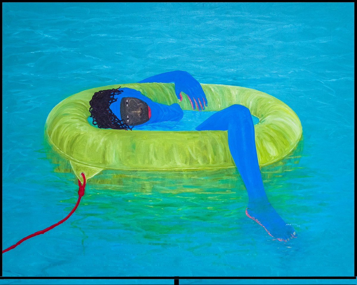 worldfaze1's tweet photo. Afloat
Oil on Canvas 130 x 160cm 2023
'Blue Heaven' by @narteydaniel7
Exhibition is still open. Kindly visit WorldFaze.
#worldfaze #artexhibitionghana #artresidency https://t.co/BIYiToLkZS