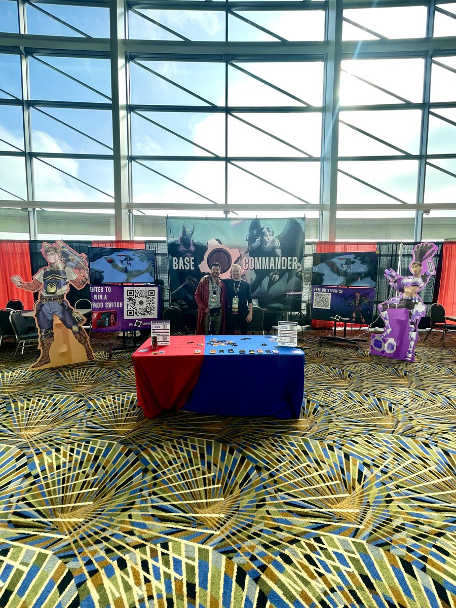 Base_Commander_'s tweet image. #youmacon recap pt. 1! 

#gamedev #youmacon2023 #freegame