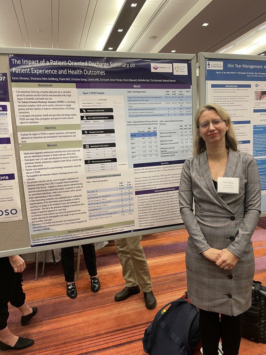 Karen Okrainec (@drkokrainec) on Twitter photo Honoured to present the results of our Patient Oriented Discharge Summary RCT led through <a href="/UHNOpenLab/">OpenLab</a> with <a href="/HowardBAbrams/">Howard Abrams</a> <a href="/HahnGoldberg/">Shoshana H-Goldberg</a> <a href="/chaim_bell/">Chaim Bell</a> <a href="/ChristineSoong/">Christine Soong</a> <a href="/JeffsLianne/">Lianne Jeffs</a> <a href="/taimhuynh/">Tai Huynh</a> @iheartmygeek and many not on twitter at #InnovationDay2023 Honoured to present the results of our Patient Oriented Discharge Summary RCT led through <a href="/UHNOpenLab/">OpenLab</a> with <a href="/HowardBAbrams/">Howard Abrams</a> <a href="/HahnGoldberg/">Shoshana H-Goldberg</a> <a href="/chaim_bell/">Chaim Bell</a> <a href="/ChristineSoong/">Christine Soong</a> <a href="/JeffsLianne/">Lianne Jeffs</a> <a href="/taimhuynh/">Tai Huynh</a> @iheartmygeek and many not on twitter at #InnovationDay2023