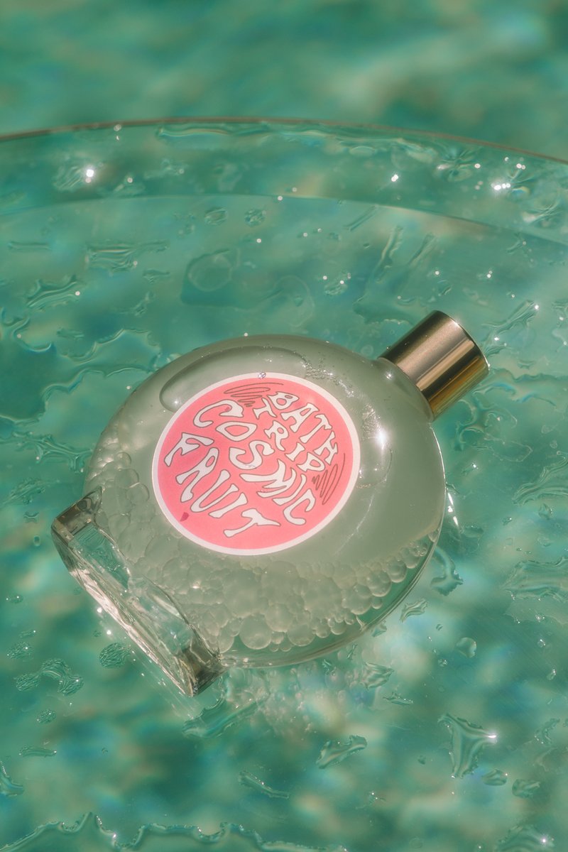 Our Cosmic Fruit Bathing Oil experience. Drizzle in bath,  soak, relax, enjoy. 
wildyonderstudio.com