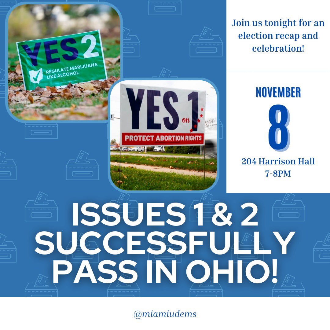 Miami U College Democrats tweet media