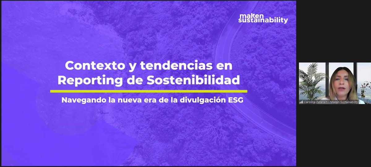 #WebinarESG #ReporteSostenible 
¿Cuál es el contexto actual de la Sustentabilidad empresarial? Esta década será la era de la divulgación en temas de sustentabilidad por la regulación, normativas, exigencias del mercado y las necesidades para combatir el cambio climático.