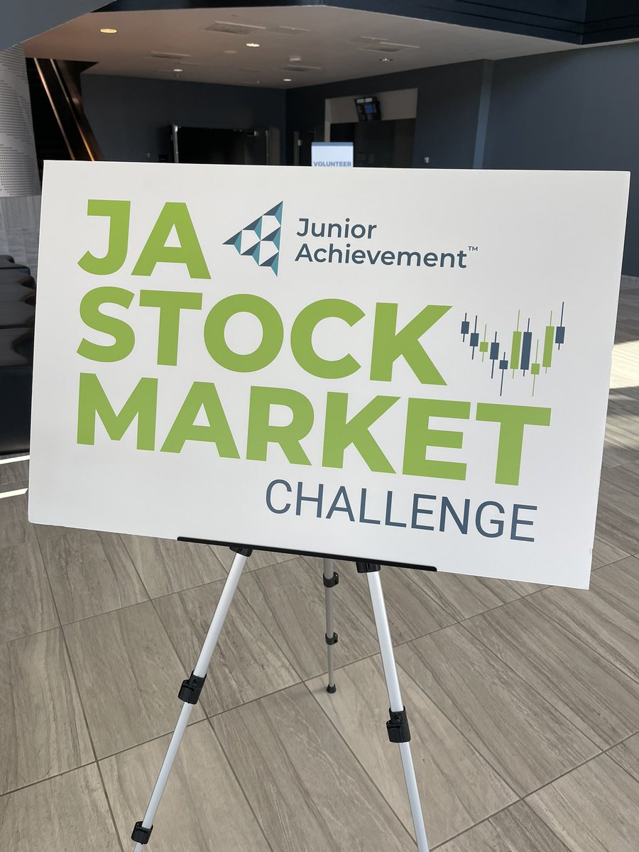 bonnieupright's tweet photo. Love the @JANorthFlorida Stock Market Challenge! Dozens of HS teams competing for the title at the Bank and it’s fair to say they know far more about the stock market than I do. Or ever will. #jasmc #janorthflorida https://t.co/gzvIxHiDw0