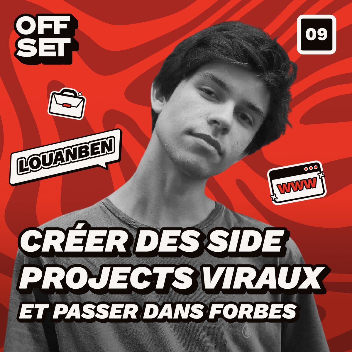 Créer des projets viraux et passer dans <a href="/Forbes/">Forbes</a> à 18 ans ? <a href="/louanben/">Louan 🍉</a> l'a fait ! 🔥

Nouvel épisode (spécial MMI 🫶🏼) du podcast dispo : on a échangé avec Louan à propos d'<a href="/EmojiMashupBot/">Emoji Mashup Bot 🫡</a>, <a href="/WordleFR/">Le Mot</a> et plein de trucs cool !

Le lien pour écouter 👉 anchor.fm/offset-records
