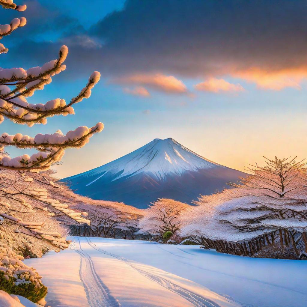 Good night!💤
#scenes #Japan #landscape #picturesque #warm #AiArt #DigitalArt #ArtistOnTwitter #bridge #snowcovered #mountain

'Scenes In Japan'⬇️
🔗promptbase.com/prompt/scenes-…