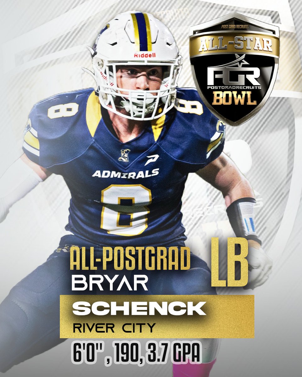 PostGradRecruit's tweet photo. @bryar_schenck of @RiverCityPrepFB picked up by  #TeamXposure https://t.co/QyMOtSe81E