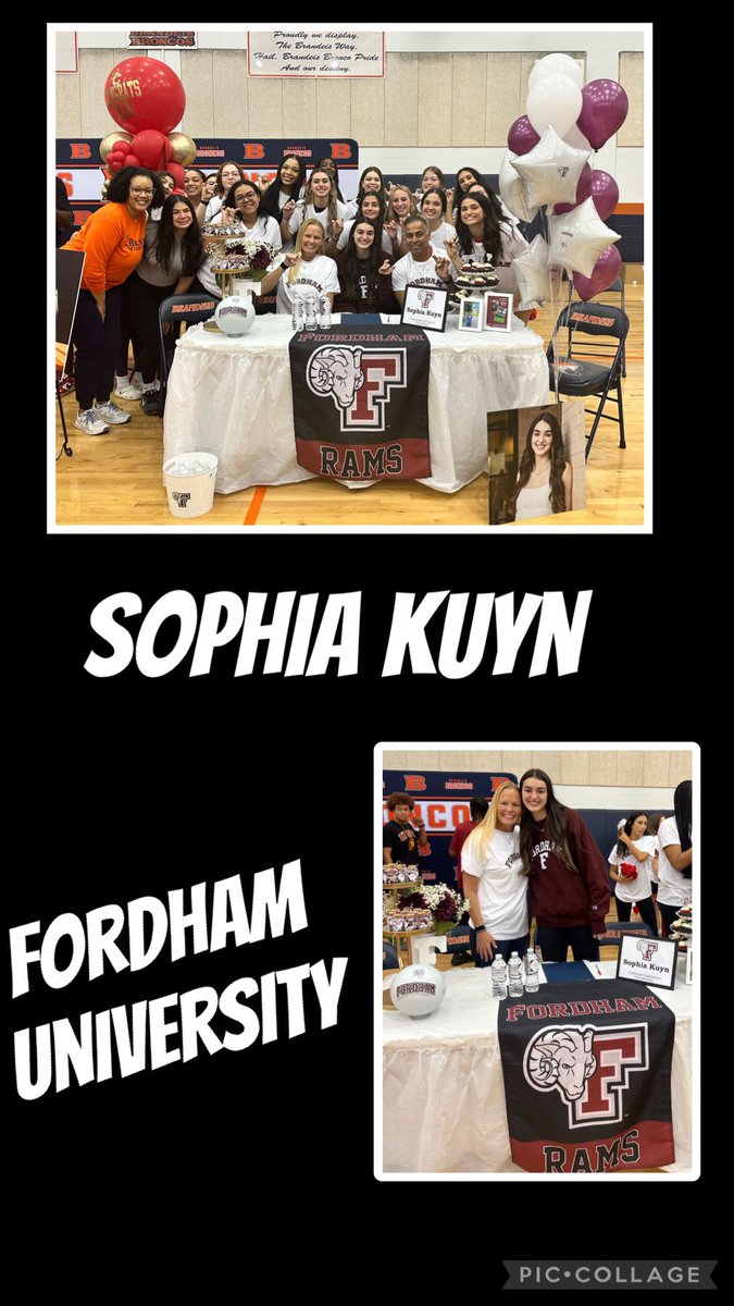 BrandeisVB08's tweet photo. 🏐SIGNING DAY🏐Congratulations to Sophia Kuyn @FordhamRams and Lola Davila @TexasTechVB on their signing to play in college! We are so PROUD of you both!! 💙🧡@SophiaKuyn @loladavilaa @geriberger08 @CBruce_Sr @NISD_Athletics https://t.co/CsOu9J9MWS