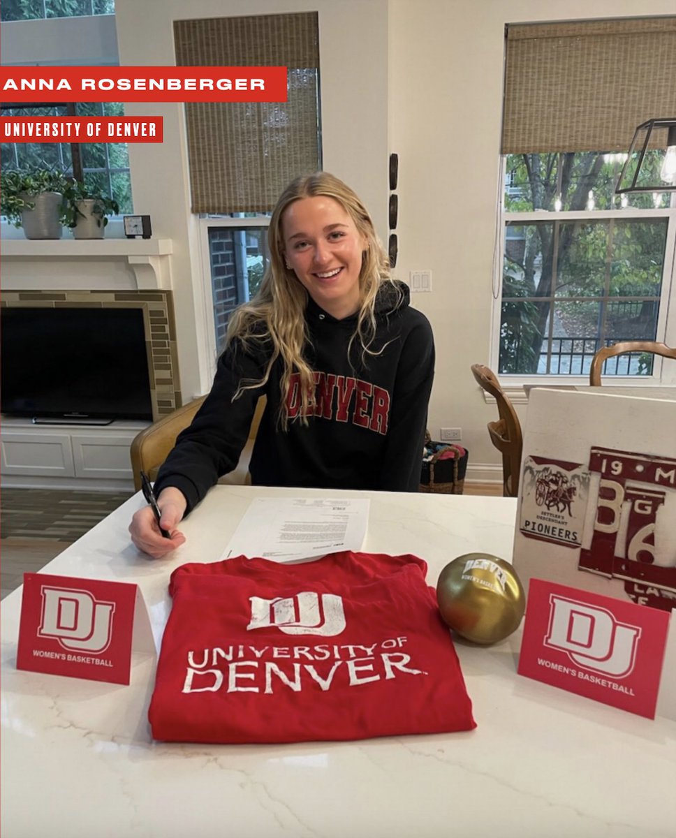 GBS_GirlsBball's tweet photo. Congratulations to Anna Rosenberger on her commitment to continue playing basketball at the University of Denver!! #SIGNINGDAY #NationalSigningDay @GBS_Athletics @TitanBoosters @DU_WHoops @CSL_Varsity @dhpreps https://t.co/qyBqxVaZXx