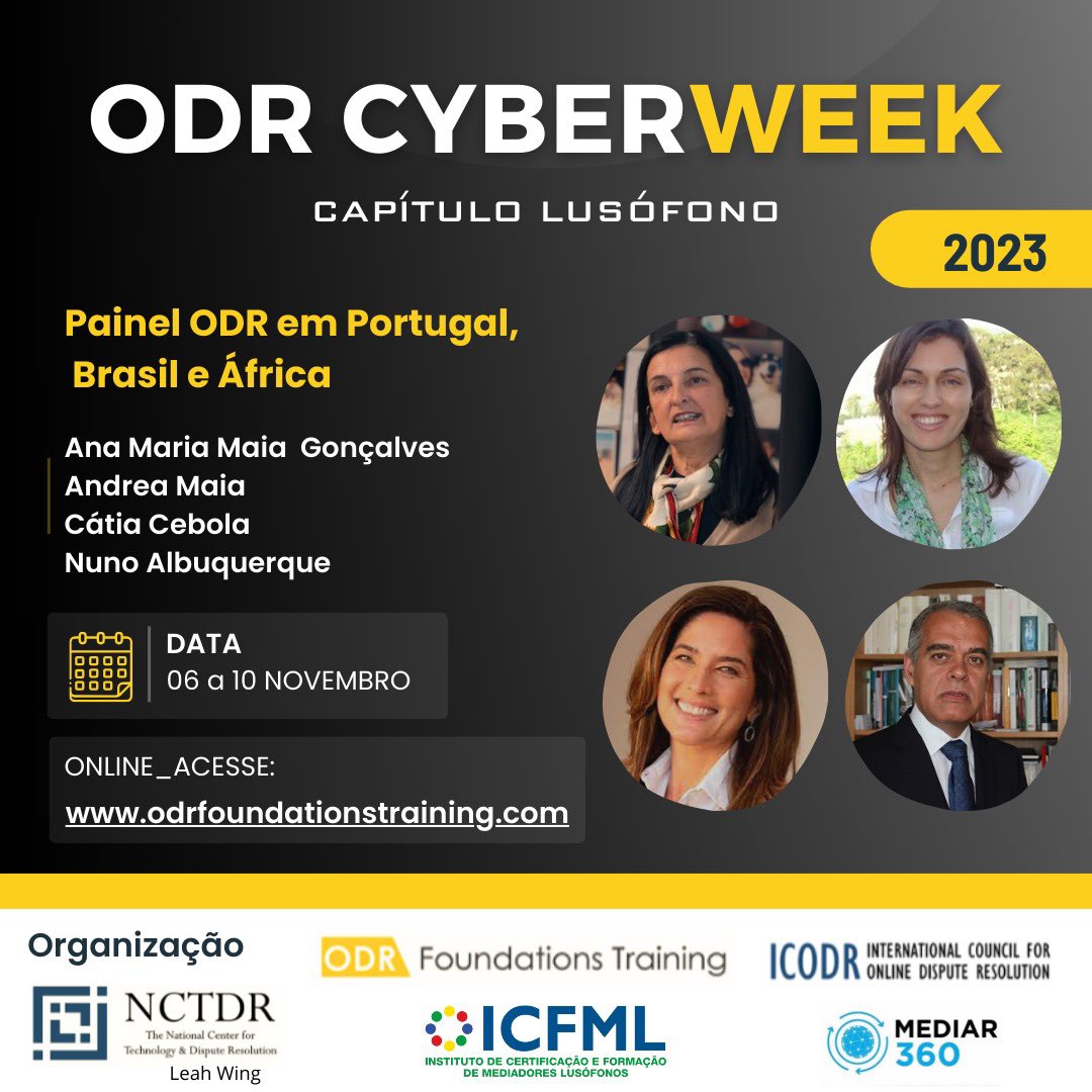 ICFMLMediation's tweet image. Visualize todas as sessões disponíveis neste link: odrfoundationstraining.com/odr-cyberweek-…
Ou entre em nosso site para mais informações: icfml.org

#ICFML #ODR #MediaçãoDeConflitos #Cyberweek #OnlineDisputeResolution #MediaçãoInternacional #IMI #DesenvolvimentoProfissional