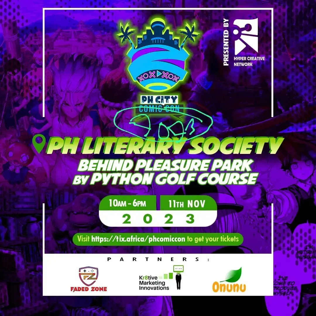 FadedZoneGaming's tweet photo. This Saturday , November 11th...
(See posters for details )
#fadedzoneltd
#thecontrolzone
#phgamingcommunity
#gamerlife #comics #comicarts
#gamergirl #gamingcommunity
#kr8tivemarketingsolutions
#kr8tivemarketinginnovations
#phcitycomiccon23 #techies
#portharcourt https://t.co/BAHNp2ivs3