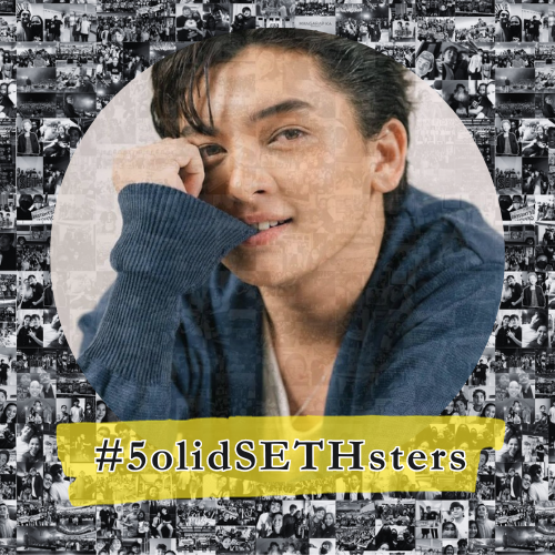 SETHstersOFC's tweet photo. Happy 5th anniversary SETHsters! 🤘

@imsethfedelin, you are the reason we are here and we made it here today. 
We are very grateful we have known and supported you since day one and we will keep on loving and supporting you until this lifetime. 
You inspire us to be better everyday, and it's thanks to you that we've met so many wonderful people in this fandom.  

To every SETHster out there, you have been with us through thick and thin, and we can’t thank you enough for your unwavering support and love for Seth, the fandom, and the camaraderie. 
You guys are the best, and we hope you know how much we appreciate you all!  

As we celebrate this day, we have prepared a surprise and games for everyone (every fandom can join) and we will be tweeting them later around 9 AM so look out for them later!  

Celebrate with us by using our official hashtag #5olidSETHsters and our layout DP and header! 🤘