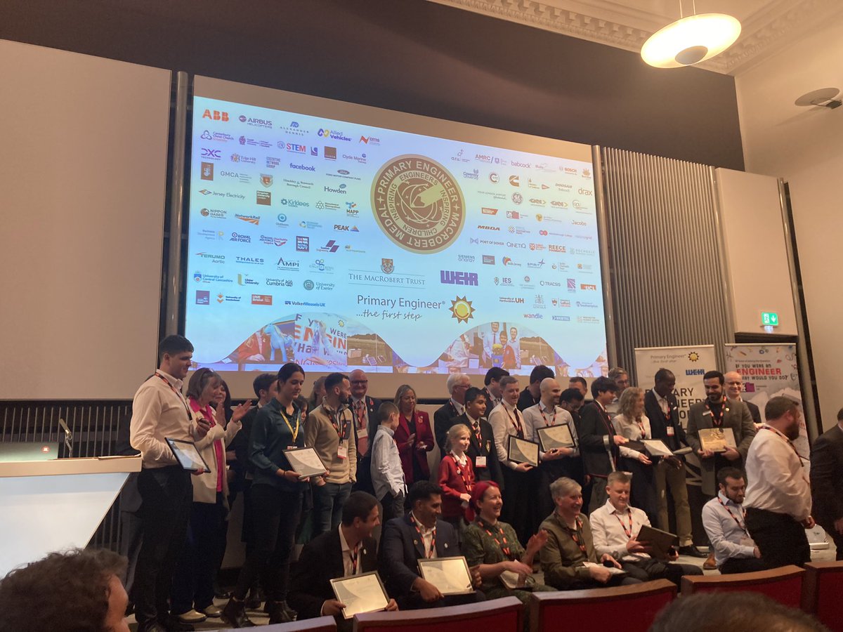 A privilege to celebrate 10 years of the <a href="/Leadersaward/">Leaders Award</a> competition yesterday with the <a href="/primaryengineer/">Primary Engineer</a> team and partners. An inspiring event held at the Institute of Mechanical Engineering in Westminster 👏