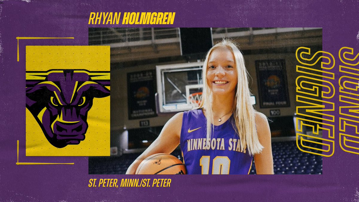Say hello to the newest member of the #MavFam, <a href="/RhyanHolmgren/">Rhyan Holmgren</a> 🏀 <a href="/MinnStWBB/">MSUMavericksWBB</a>