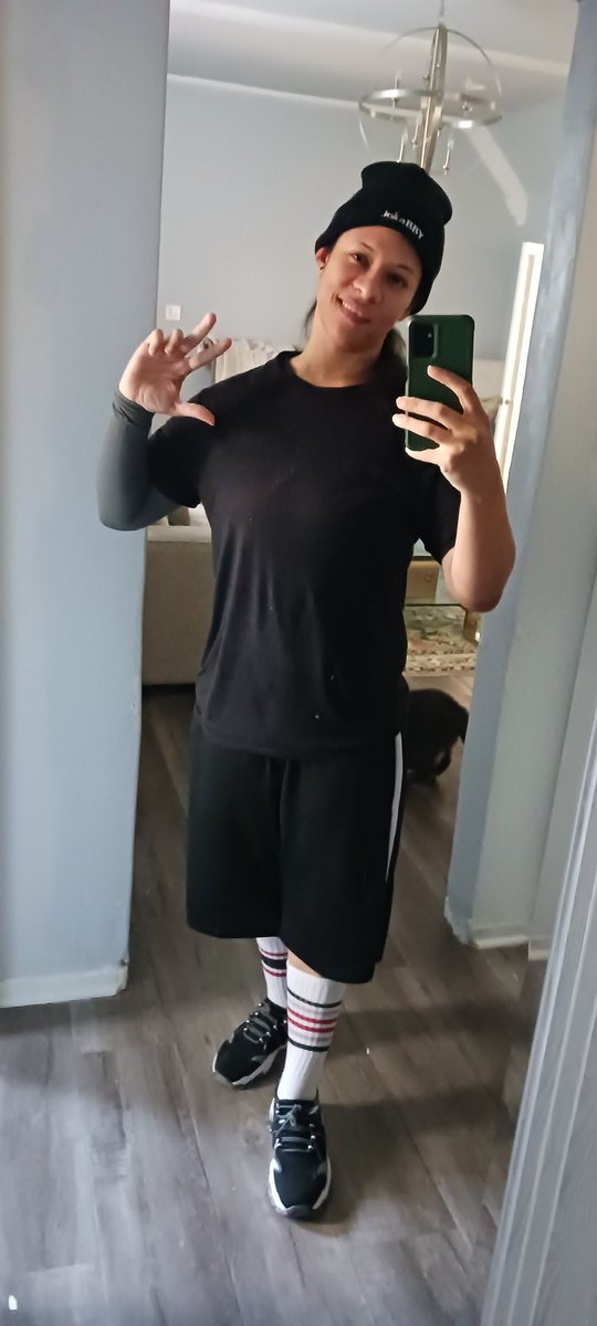 TheyThumper's tweet photo. I love daylight savings time. I get to wake up early, and it not only feels like I've slept longer buuuut it's cold enough in SoCal for me to wear my @JokaBBY beanie in the morning. Also, Bootsie wanted in on a picture; the last photo is Boots Bear. Joka merch link in comments https://t.co/zrKOupMOga