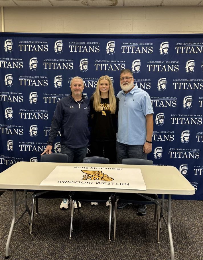 When one chapter ends the next begins! Congratulations <a href="/strohmeier_anna/">Anna Strohmeier</a> on signing with <a href="/MWSUvolleyball/">Missouri Western Volleyball</a> today! We are beyond proud of you and all of your accomplishments!! Go Griffons!! #LCVB #GoGriffs 🏐🖤💛