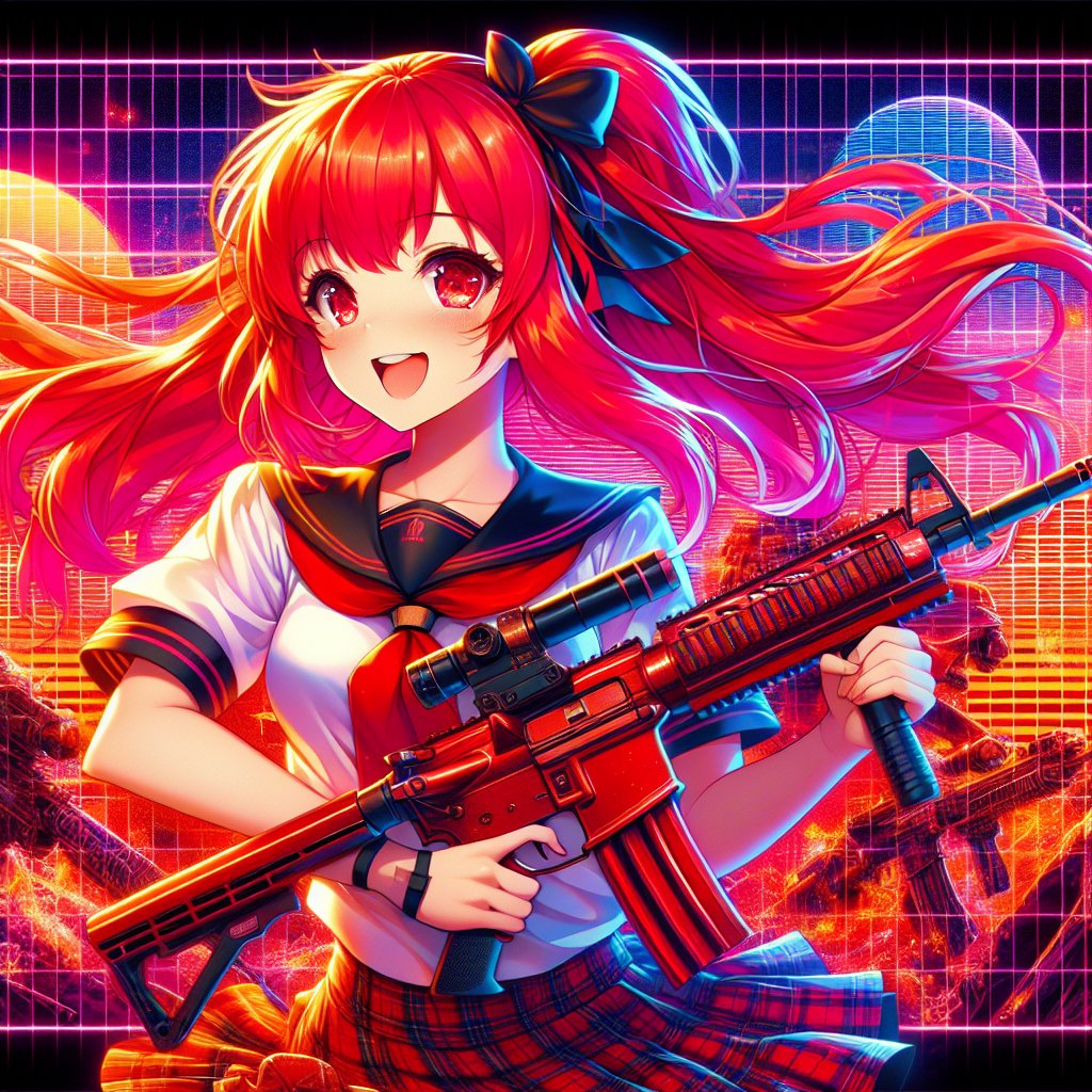 HeatHubNews's tweet photo. #AIArtworks #DALLE3 #animegirl #art #war #cute #girl #GirlsFrontline #manga https://t.co/vuqbdSRAsE