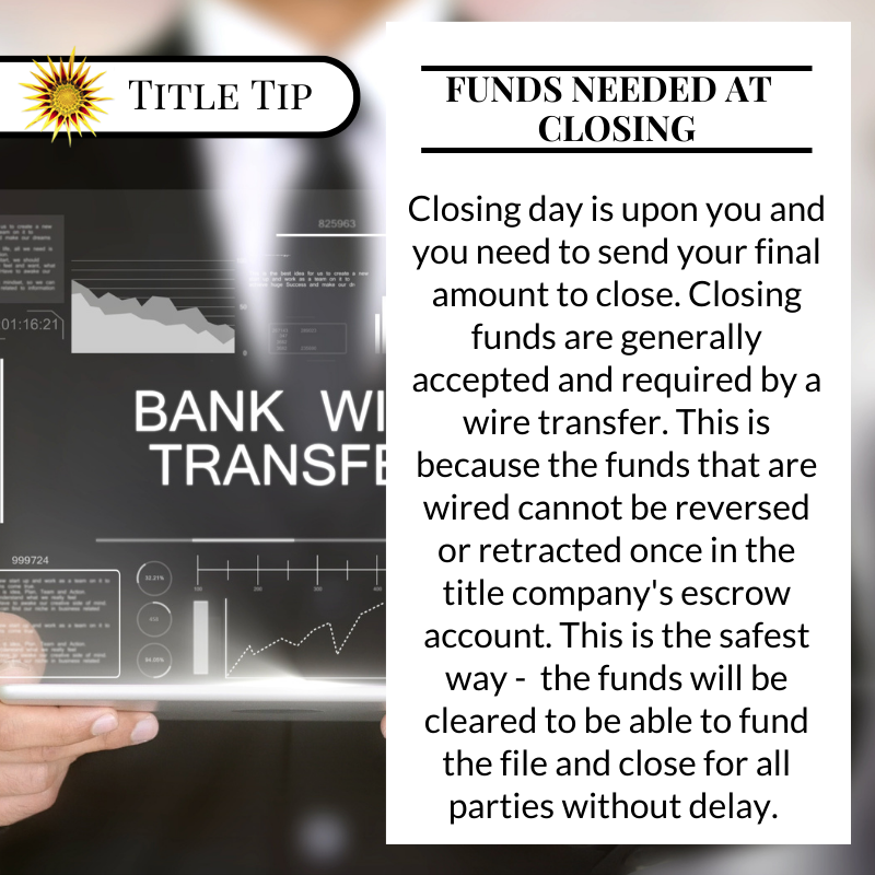 TitleJunction's tweet photo. 𝐅𝐮𝐧𝐝𝐬 𝐧𝐞𝐞𝐝𝐞𝐝 𝐚𝐭 𝐂𝐥𝐨𝐬𝐢𝐧𝐠
Need to know how to send your closing funds?
Connect with your title company for all details.
#fundstoclose #wiretransfer #yourclosingcompany #titlejunction https://t.co/hakn90InBZ