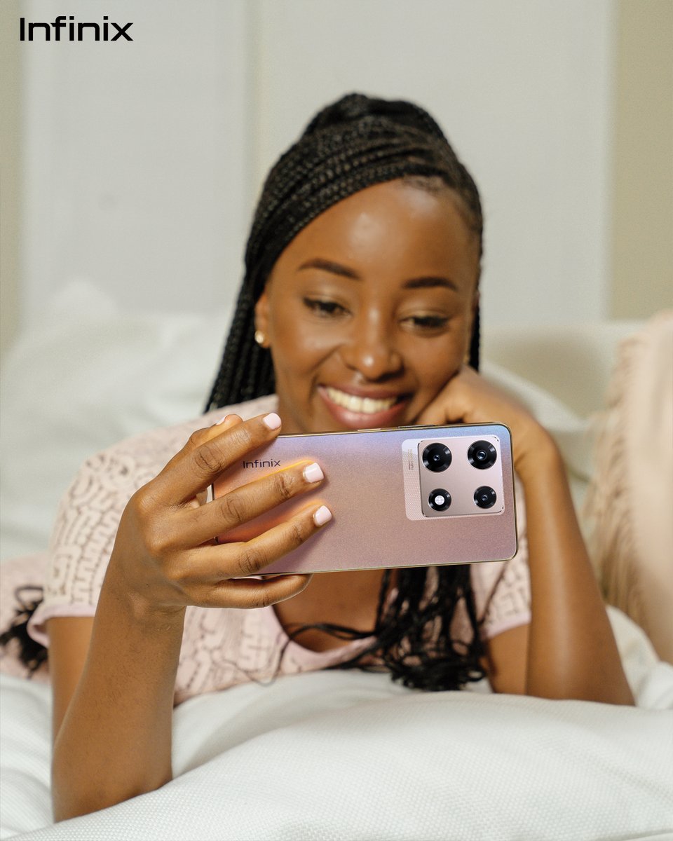 infinixrwanda's tweet image. Captivated by the screen, lost in happiness. #Note30Series