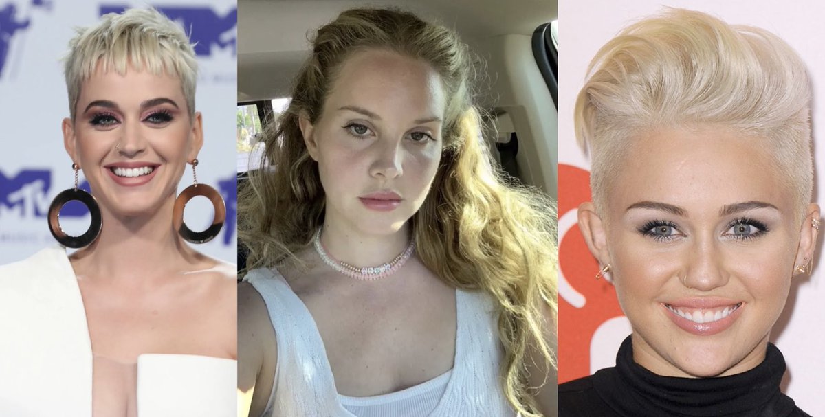 CinamonSluh's tweet photo. The curse of when pop-stars go blonde https://t.co/RLbiWHnm5F