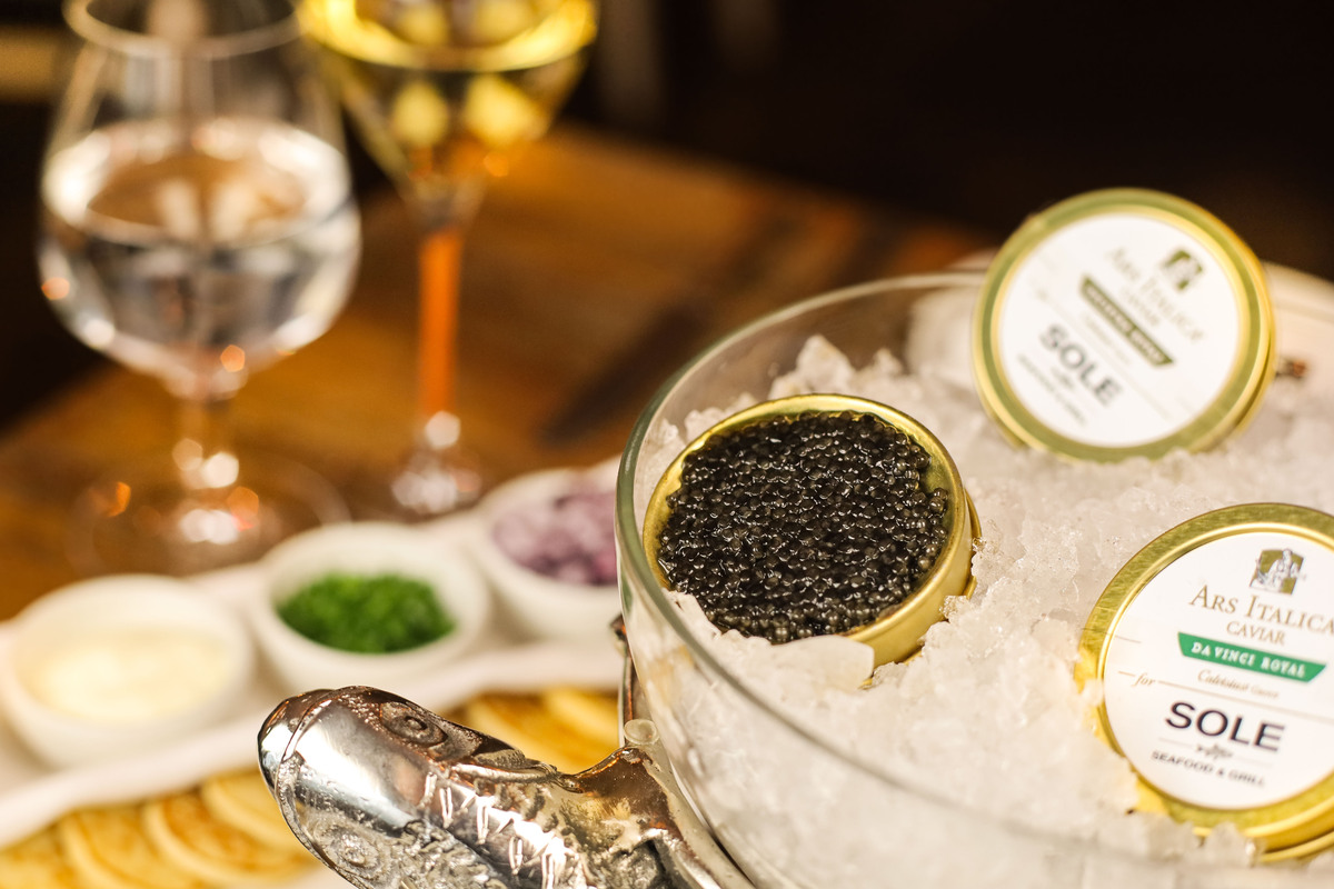 SOLE Seafood & Grill (@soledublin) on Twitter photo It was a pleasure to welcome John Giovannini of Ars Italica to SOLE, pictured with our Head Chef Oscar and Food & Beverage Executive Cristina.
We are delighted to serve Ars Italica Calvisius Caviar, one of the most exquisite delicacies in world cuisine at SOLE
<a href="/CalvisiusCaviar/">Calvisius Caviar</a> It was a pleasure to welcome John Giovannini of Ars Italica to SOLE, pictured with our Head Chef Oscar and Food & Beverage Executive Cristina.
We are delighted to serve Ars Italica Calvisius Caviar, one of the most exquisite delicacies in world cuisine at SOLE
<a href="/CalvisiusCaviar/">Calvisius Caviar</a>