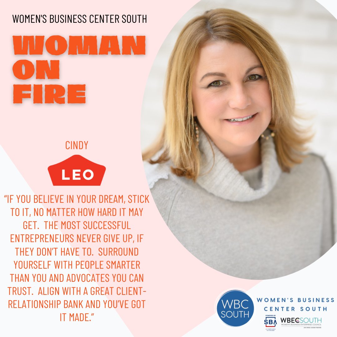 wbcsouth's tweet photo. 🔥 Meet our Woman on Fire: Cindy Brewer, the driving force behind @LeoEvents! 💪 Let's take her advice to heart and set the world on fire with our ambition, just like Cindy! 🔥💼 #WomanOnFireWednesday #BurningBrightInBusiness https://t.co/tRU5vxbxES