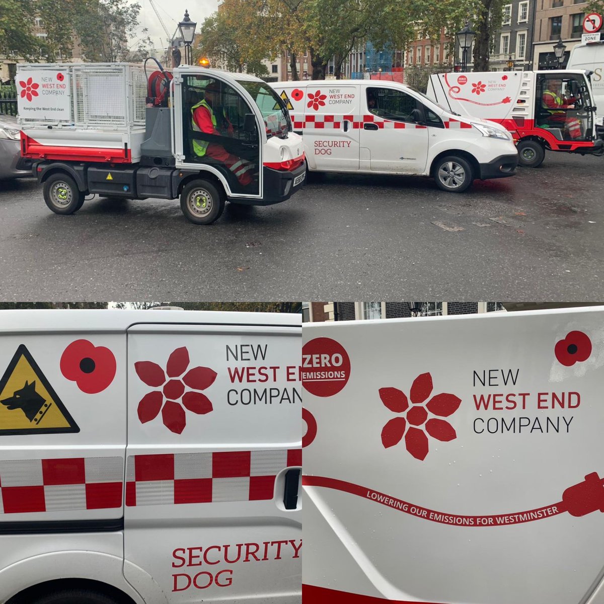 @newwestend (@newwestend) on Twitter photo Our Security & Cleansing vehicles are showing their support of the Royal British Legion's Poppy Appeal ahead of Remembrance Sunday this weekend. Click below to donate and support the campaign. britishlegion.org.uk/get-involved/p… Our Security & Cleansing vehicles are showing their support of the Royal British Legion's Poppy Appeal ahead of Remembrance Sunday this weekend. Click below to donate and support the campaign. britishlegion.org.uk/get-involved/p…
