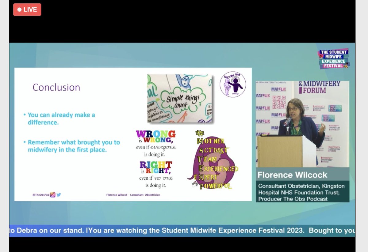 WhoseShoes's tweet image. Just listened to #FabObs Flo’s presentation. 👍🏼
A key message: student wives, you are supernumerary!
Grab the opportunity to go and find the people &amp;amp; experiences that will help you become a great midwife.
That is why you are a student! 
You can learn from good and bad. #MatExp
