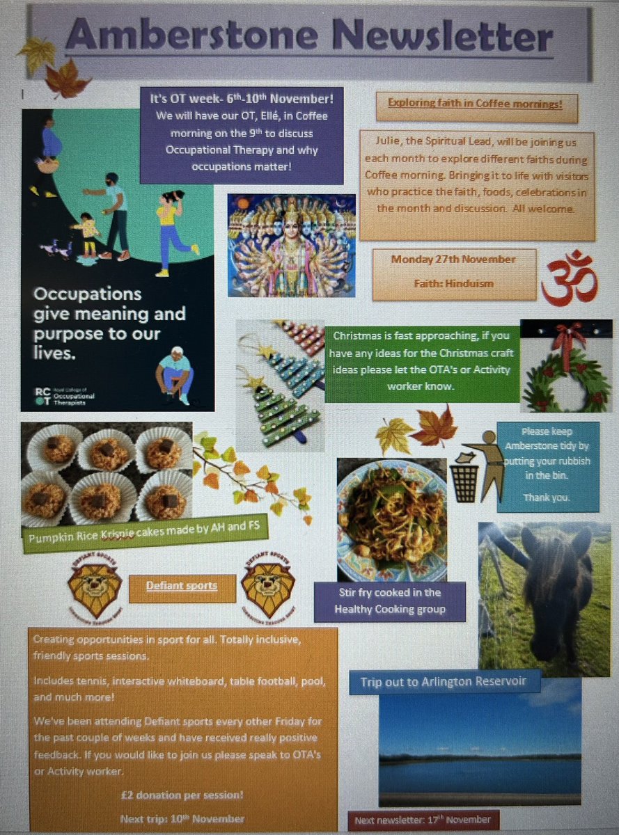 AmberstoneAR (@amberstonear) on Twitter photo Our newest newsletter has been published and features #OTWeek23 and some other exciting things coming up! 📰 <a href="/SPFT_NHS/">Sussex Partnership</a> Our newest newsletter has been published and features #OTWeek23 and some other exciting things coming up! 📰 <a href="/SPFT_NHS/">Sussex Partnership</a>