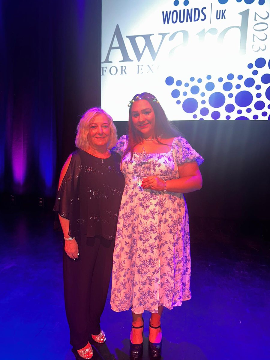 Absolutely overwhelmed and honoured to have got the <a href="/UrgoMedicalUKI/">Urgo Medical UK & Ireland</a> rising star award last night at wounds UK. 
There are no words for how grateful and proud I am. Thank you from the bottom of my heart ❤️
