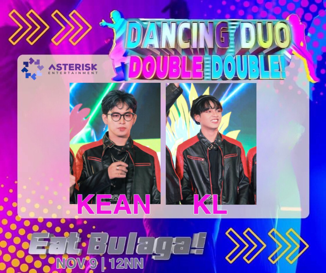 asterisk_ph's tweet photo. Catch Trainee Æ - A Class members, Kean Parale and KL Socobos this Thursday 12nn on Eat Bulaga’s Dancing Duo! @AE_klsocobos @kiyanoparale @traineeaeofc
#AsteriskArtists #TraineeÆ #AClassMembers #DancingDuo #EatBulaga https://t.co/uoTrlMOaPq