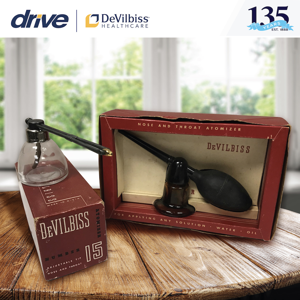drivemedical's tweet image. Did you know that in the late 19th century, a groundbreaking invention changed the way we treat #respiratory conditions? Meet Dr. Allen DeVilbiss's #atomizer and dive into our rich history: hubs.ly/Q028ckzt0 #DriveDeVilbiss135